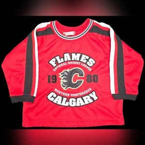 NHL Calgary Flames Calgary Flames Baby Jersey Shirt 18M